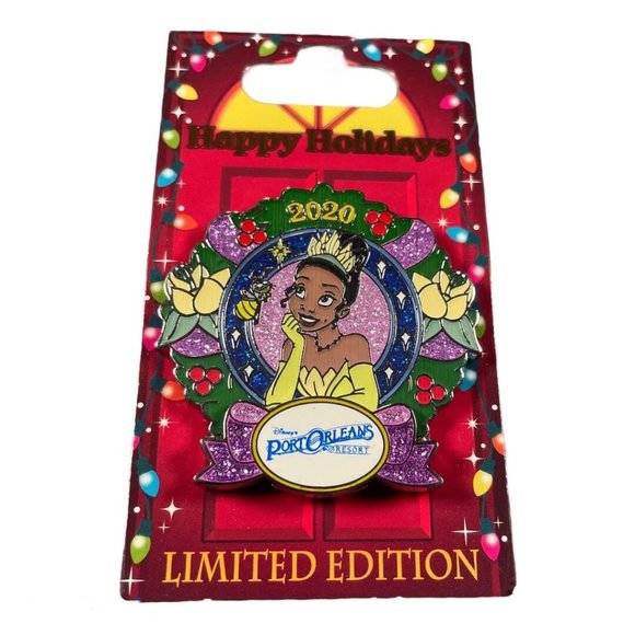 Disney Accessories - Disney Parks 2020 Port Orleans Resort Tiana Happy Holidays Limited Edition Pin